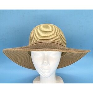 Kooringal Women's Paper Wide Brim Sun Hat UPF 50+ Beige/Tan One Size